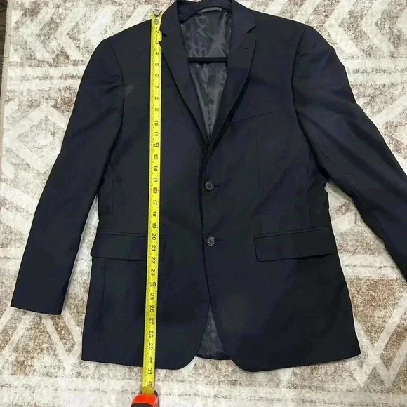 Men’s Ferrecci Black Blazer Size 40R - Picture 7 of 11